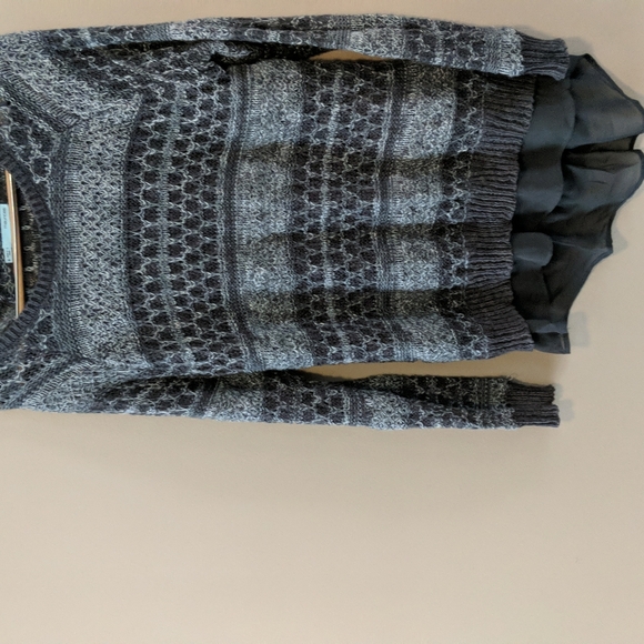 Maurices long knit sweater with extra fabric size S - Picture 5 of 10